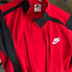 Red Nike track suit boys size M (10-12)
